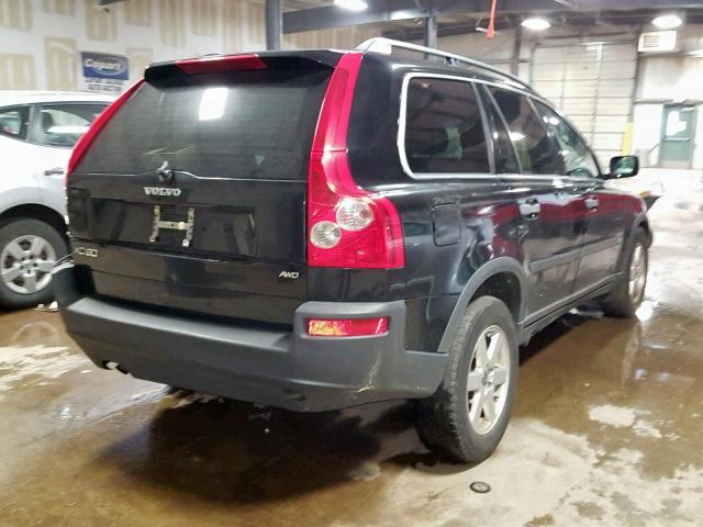 YV1CZ592951192552 - 2005 VOLVO XC90 BLACK photo 4