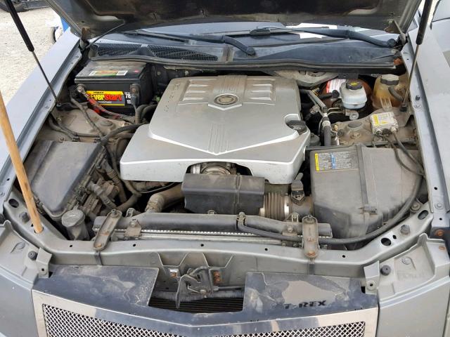 1G6DM577440122746 - 2004 CADILLAC CTS GRAY photo 7