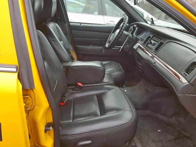 2FABP7AV1BX160521 - 2011 FORD CROWN VICT YELLOW photo 5