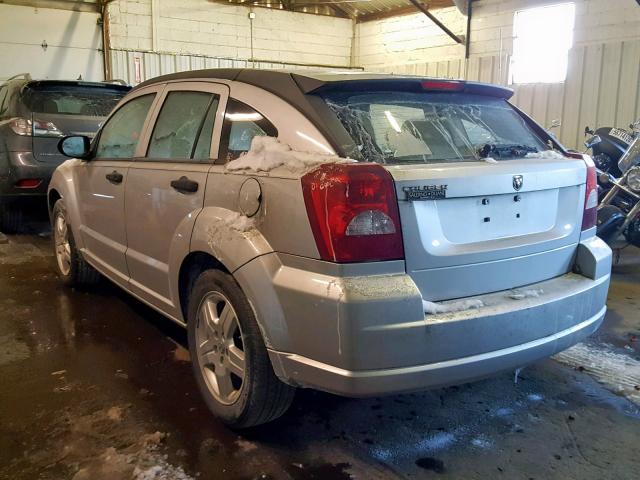 1B3HB28B18D758773 - 2008 DODGE CALIBER SILVER photo 3