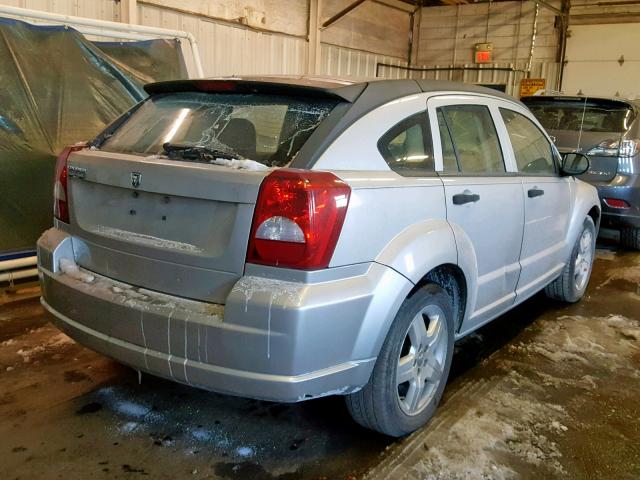 1B3HB28B18D758773 - 2008 DODGE CALIBER SILVER photo 4