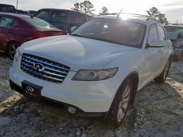 JNRBS08W13X400575 - 2003 INFINITI FX45 WHITE photo 2