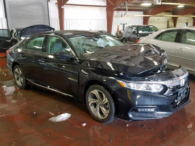 1HGCV1F59JA133053 - 2018 HONDA ACCORD EXL BLACK photo 1