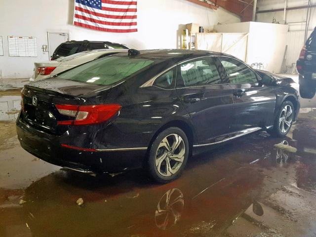 1HGCV1F59JA133053 - 2018 HONDA ACCORD EXL BLACK photo 4