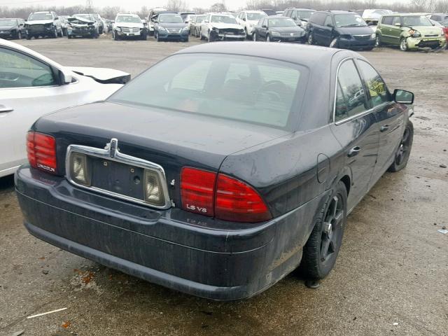 1LNHM87AX2Y628054 - 2002 LINCOLN LS BLACK photo 4