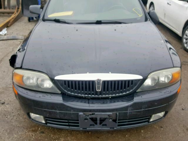 1LNHM87AX2Y628054 - 2002 LINCOLN LS BLACK photo 7
