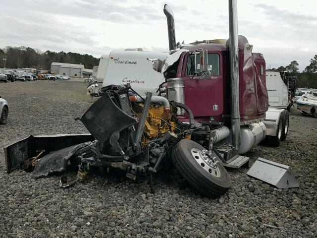 1XP5DB9X44D821489 - 2004 PETERBILT 379 MAROON photo 2