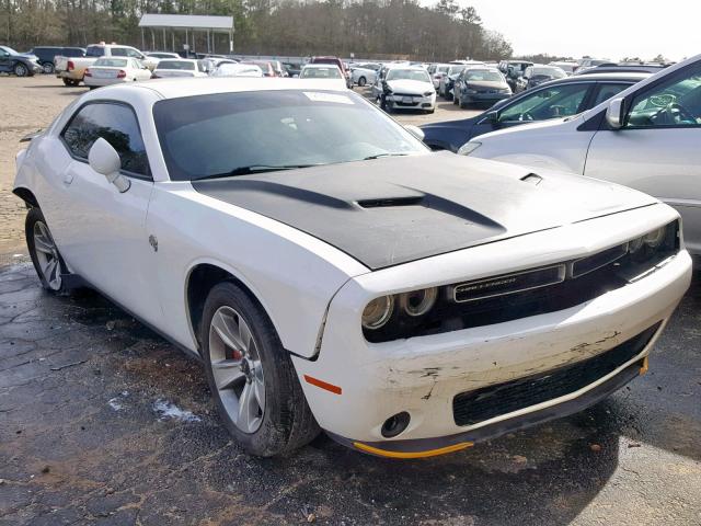 2C3CDZAG5GH153078 - 2016 DODGE CHALLENGER WHITE photo 1