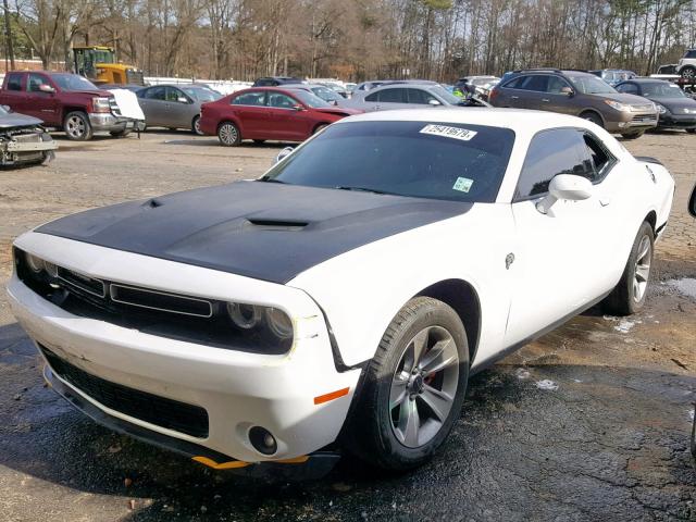 2C3CDZAG5GH153078 - 2016 DODGE CHALLENGER WHITE photo 2