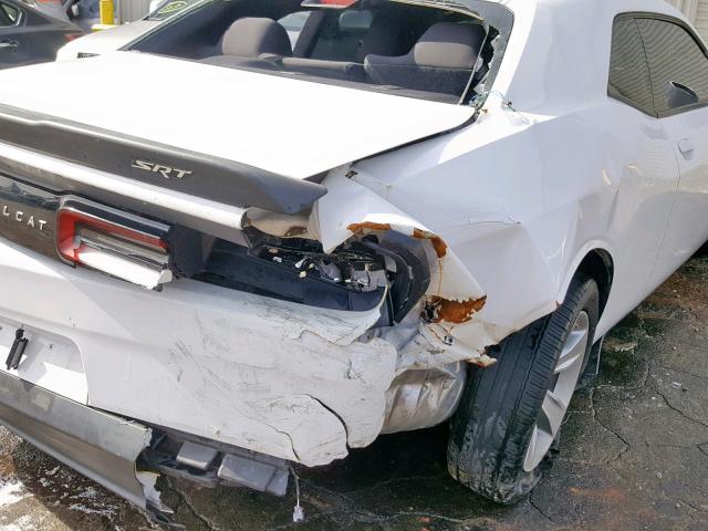 2C3CDZAG5GH153078 - 2016 DODGE CHALLENGER WHITE photo 9