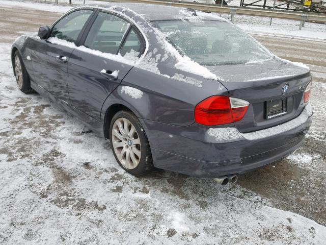 WBAVB33506KR73995 - 2006 BMW 330 I GRAY photo 3