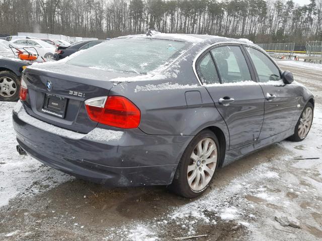 WBAVB33506KR73995 - 2006 BMW 330 I GRAY photo 4