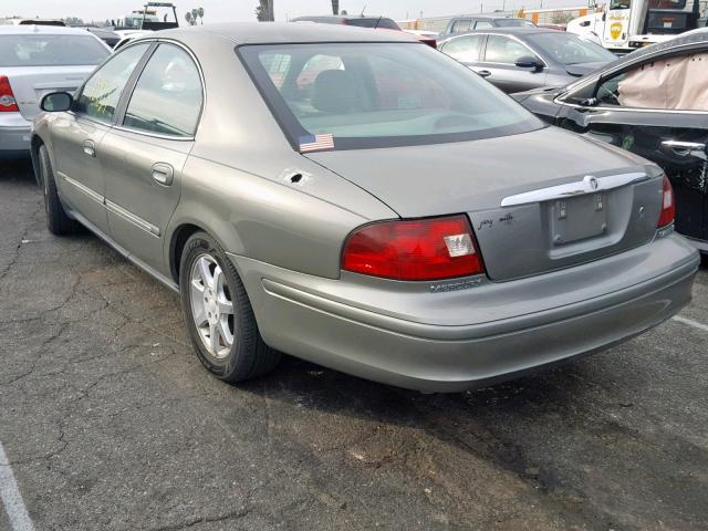 1MEFM53281A639942 - 2001 MERCURY SABLE LS GOLD photo 3