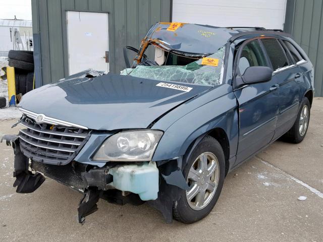 2A4GF68496R667519 - 2006 CHRYSLER PACIFICA T BLUE photo 2