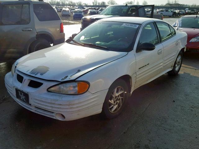 1G2NF52F02C146651 - 2002 PONTIAC GRAND AM S WHITE photo 2