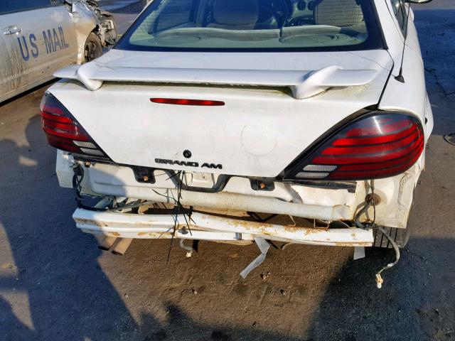 1G2NF52F02C146651 - 2002 PONTIAC GRAND AM S WHITE photo 9