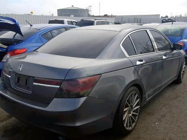 1HGCP2F42CA227883 - 2012 HONDA ACCORD LXP SILVER photo 4