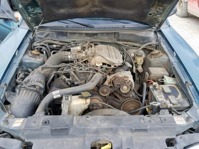 1FALP4042VF139222 - 1997 FORD MUSTANG GREEN photo 7