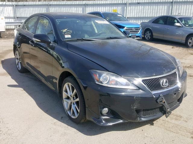 JTHCF5C23D5062604 - 2013 LEXUS IS 250 BLACK photo 1