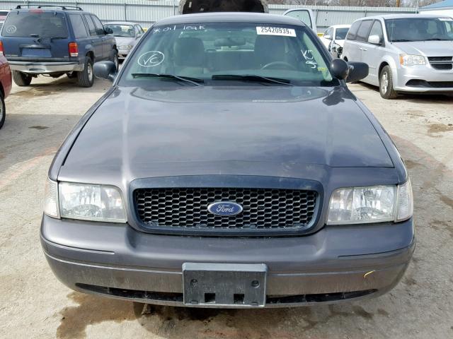 2FABP7BV3BX103977 - 2011 FORD CROWN VICT GRAY photo 9