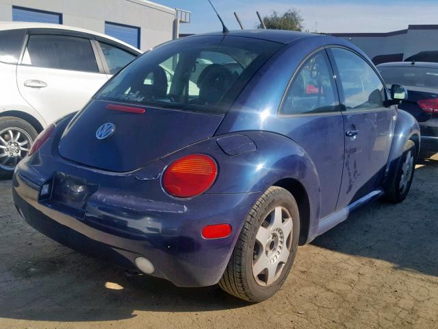 3VWCC21C4YM496600 - 2000 VOLKSWAGEN NEW BEETLE Mavi foto 4