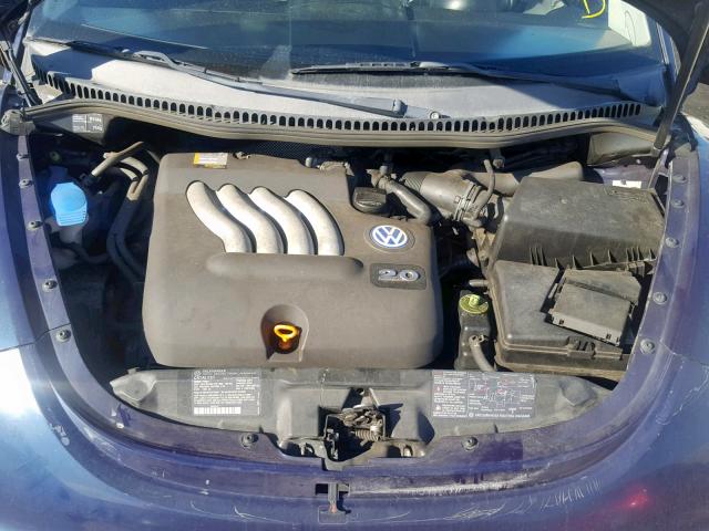 3VWCC21C4YM496600 - 2000 VOLKSWAGEN NEW BEETLE Mavi foto 7