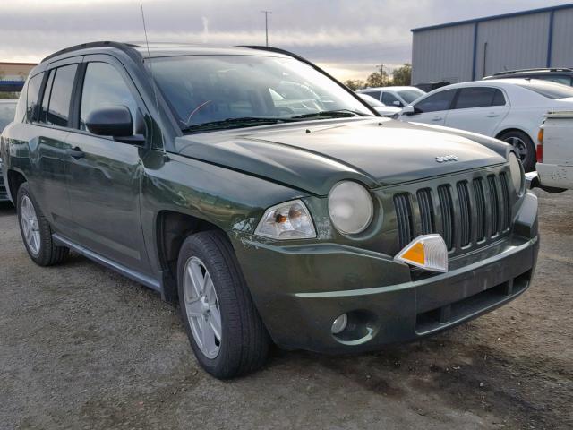 1J8FT47W87D143194 - 2007 JEEP COMPASS GREEN photo 1