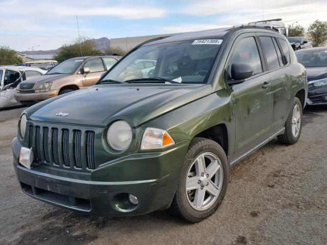 1J8FT47W87D143194 - 2007 JEEP COMPASS GREEN photo 2