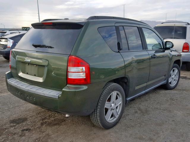 1J8FT47W87D143194 - 2007 JEEP COMPASS GREEN photo 4