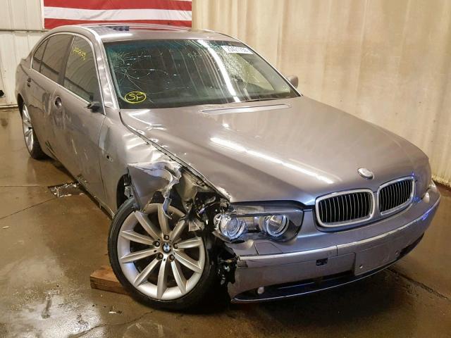 WBAGN63494DS49314 - 2004 BMW 745 LI GRAY photo 1