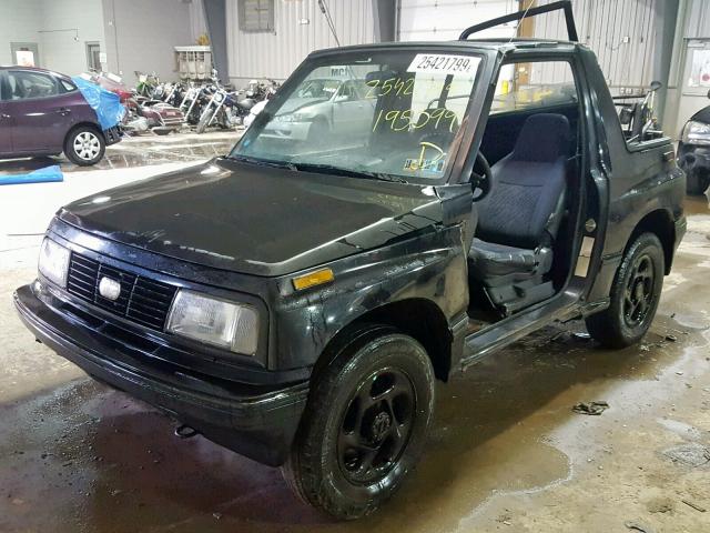 2CNBJ1861S6942889 - 1995 GEO TRACKER BLACK photo 2