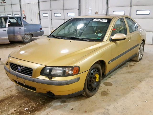 YV1RS58D122102267 - 2002 VOLVO S60 2.4T GOLD photo 2