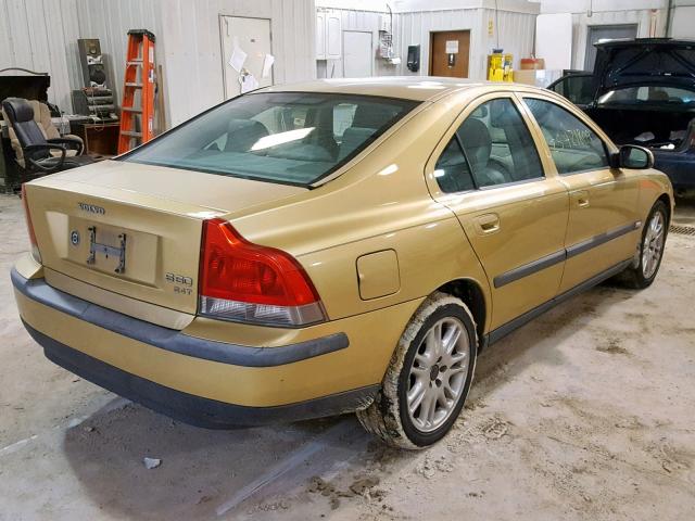 YV1RS58D122102267 - 2002 VOLVO S60 2.4T GOLD photo 4