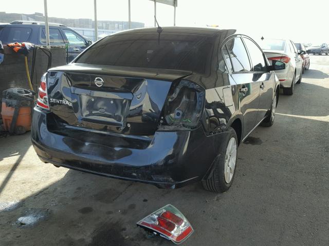 3N1AB61E98L674967 - 2008 NISSAN SENTRA 2.0 BLACK photo 4