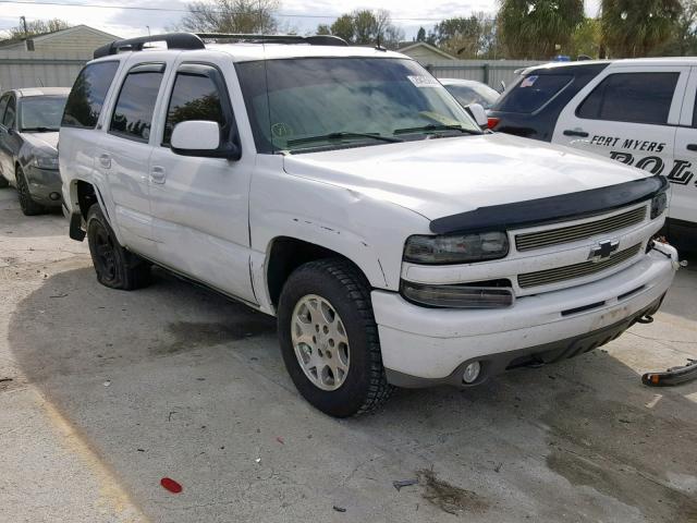 1GNEK13Z54R158746 - 2004 CHEVROLET TAHOE K150 WHITE photo 1