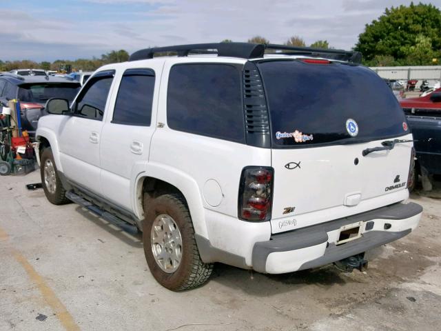 1GNEK13Z54R158746 - 2004 CHEVROLET TAHOE K150 WHITE photo 3