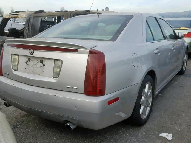 1G6DC67A650137481 - 2005 CADILLAC STS SILVER photo 4