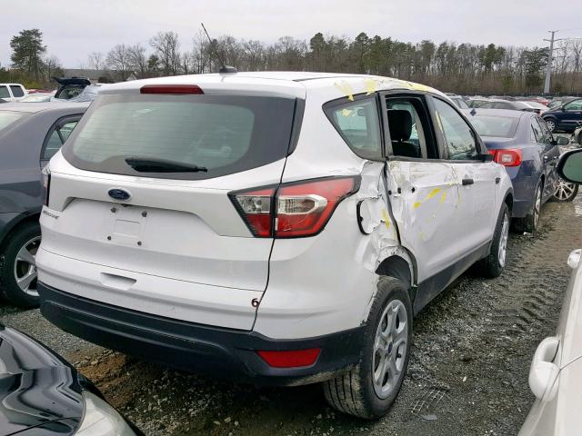 1FMCU0F71HUE20212 - 2017 FORD ESCAPE S WHITE photo 4