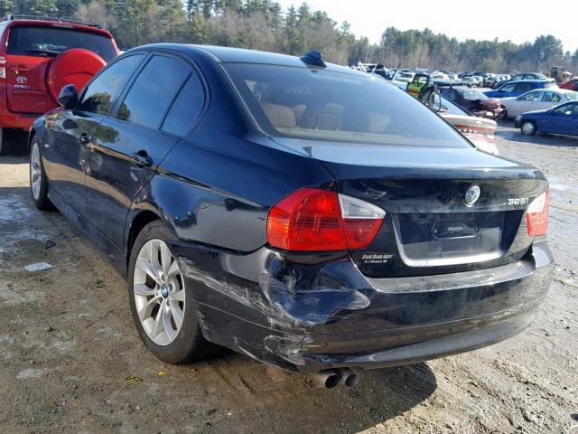 WBAVB13516KX43077 - 2006 BMW 325 I BLACK photo 3