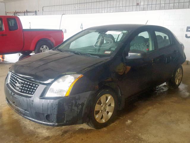 3N1AB61E58L758297 - 2008 NISSAN SENTRA 2.0 BLACK photo 2