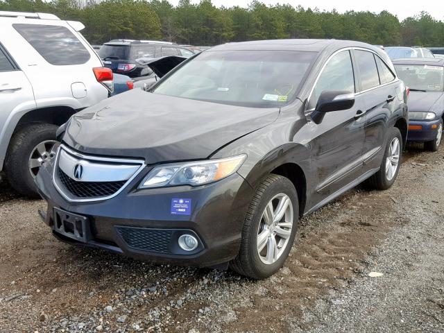 5J8TB4H52FL014375 - 2015 ACURA RDX TECHNO GRAY photo 2