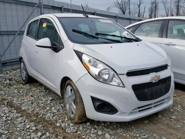 KL8CD6S96EC538197 - 2014 CHEVROLET SPARK 1LT WHITE photo 1