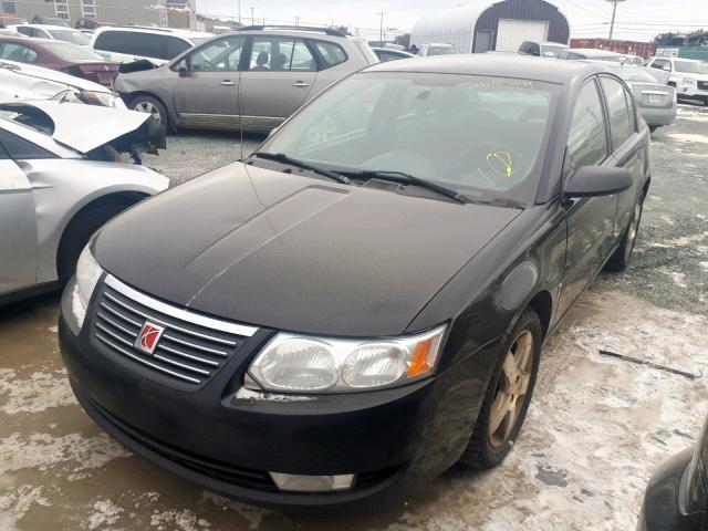 1G8AL55B67ZZ12424 - 2007 SATURN ION LEVEL BLACK photo 2