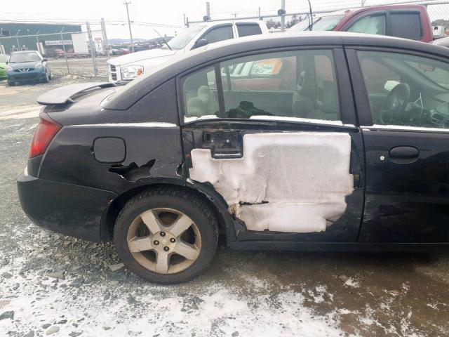 1G8AL55B67ZZ12424 - 2007 SATURN ION LEVEL BLACK photo 9