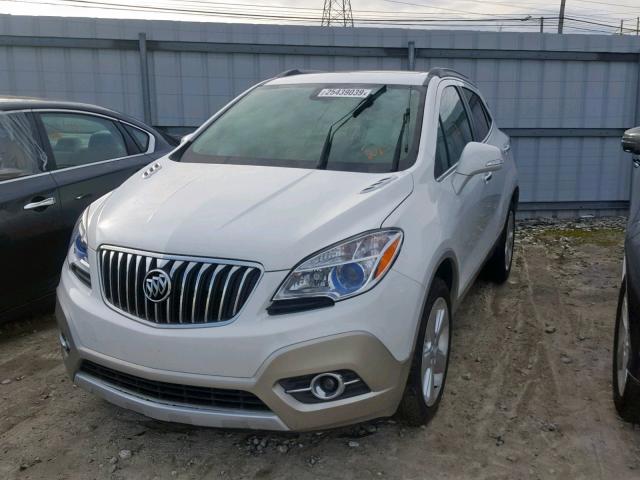 KL4CJFSB9GB516412 - 2016 BUICK ENCORE CON WHITE photo 2