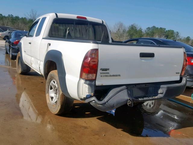 5TEUU42N67Z384236 - 2007 TOYOTA TACOMA ACC WHITE photo 3