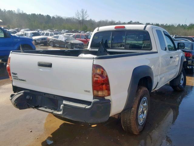 5TEUU42N67Z384236 - 2007 TOYOTA TACOMA ACC WHITE photo 4