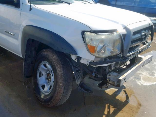 5TEUU42N67Z384236 - 2007 TOYOTA TACOMA ACC WHITE photo 9