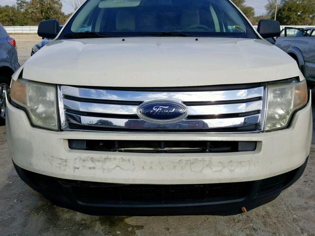 2FMDK36C17BB33983 - 2007 FORD EDGE SE WHITE photo 9