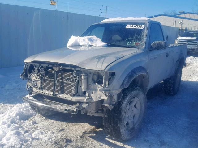 5TEPM62N21Z867433 - 2001 TOYOTA TACOMA SILVER photo 2